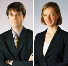 Jonas-Sébastien Beaudry, BCL/LLB ’04, and Kathryn Chan, LLM ’06