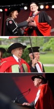 Professor Robert Leckey ; Professors Emeritus Pierre Jobin and Jane Glenn ; Professor honoris causa Richard Buxbaum
