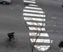 Roadsworth graffiti