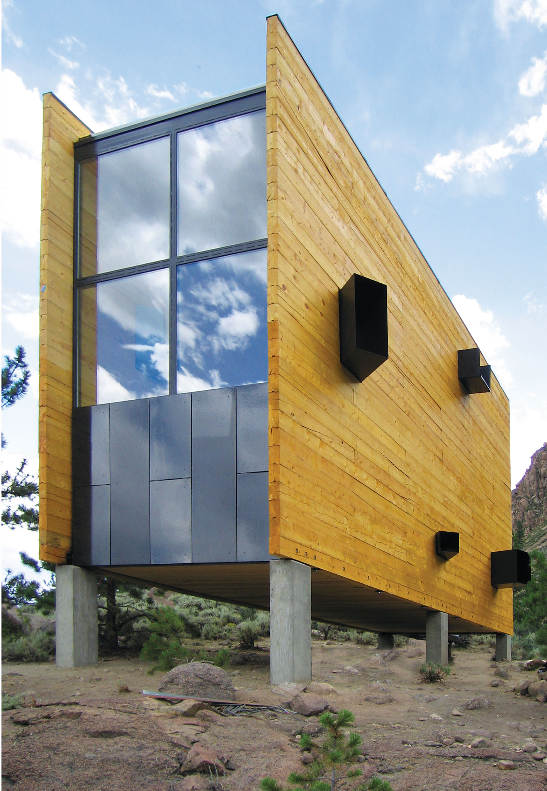 Professor Kiel Moe’s design techniques demonstrated by wooden structure built in Colorado, USA