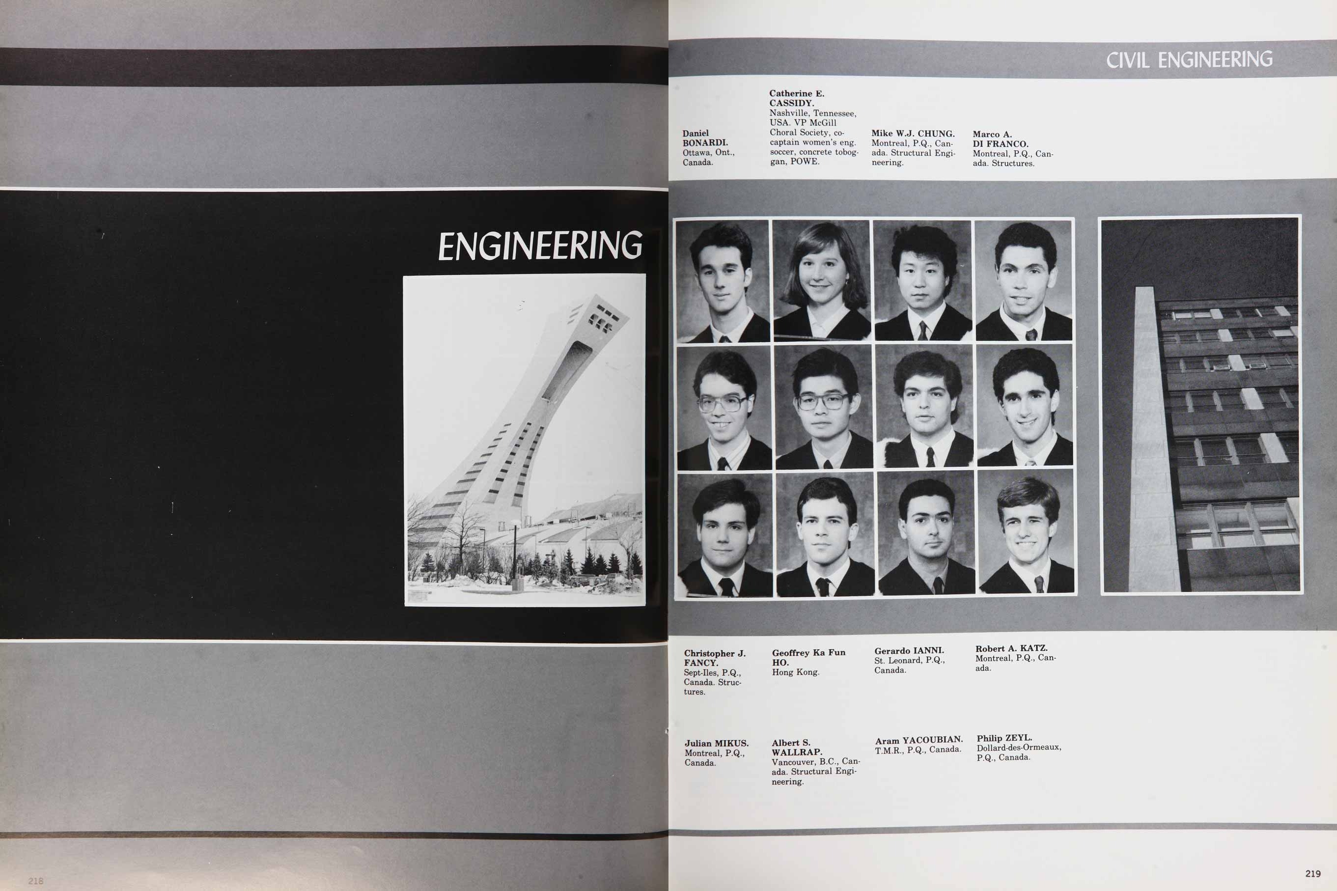 Engineering Class of 1991 | Faculty of Engineering - McGill University