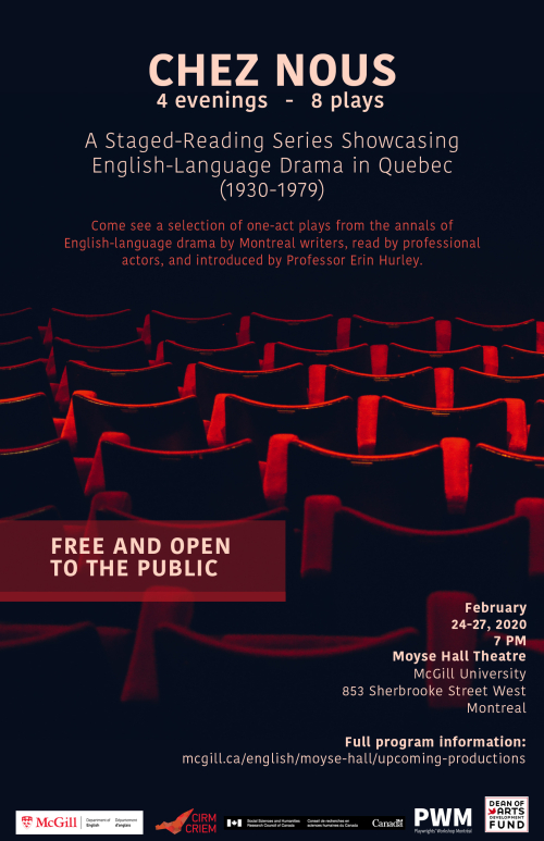 Chez Nous | Department of English - McGill University