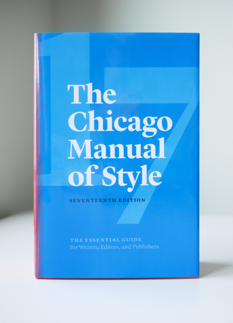 Hardcopy of the Chicago Manual of Style
