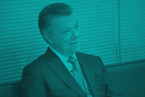 Former president of Colombia Juan Manuel Santos 