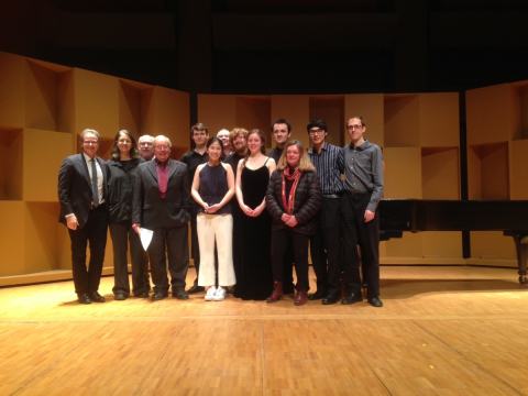 Chamber Music Competition Winners and Judges: Credit Stéphane Lemelin