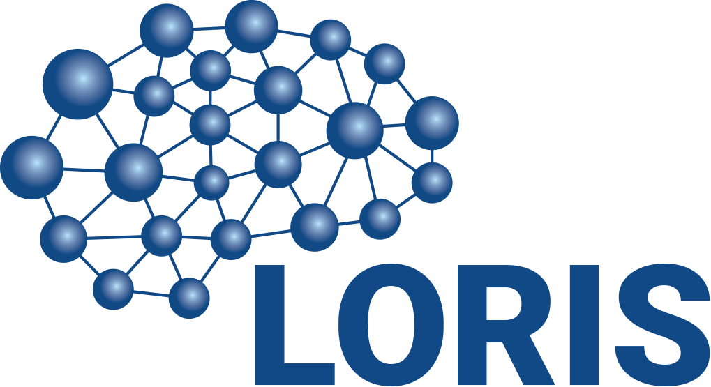 Logo of LORIS, a web-based data and project management software for neuroimaging research studies.