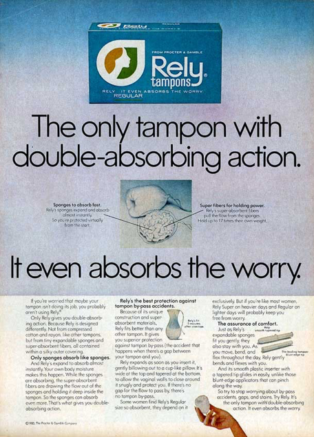 Killer Tampons from Outer Space or Why We Don't Hear About Toxic Shock  Syndrome Anymore