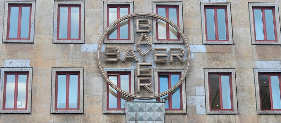 office building at Bayer AG, the maker of Aspirin, in Leverkusen, Germany.